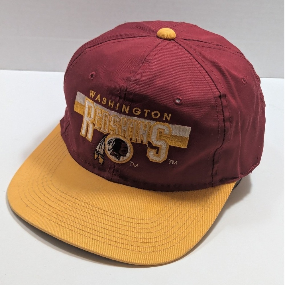 Vintage Annco Washington Redskins Commanders SnapBack Hat Cap ‎ - Made In Korea